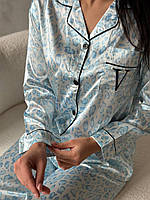 Піжами шовк армані. ЖІночий домашній костюм. Одяг для сну., фото 6