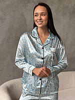 Піжами шовк армані. ЖІночий домашній костюм. Одяг для сну., фото 8