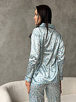 Піжами шовк армані. ЖІночий домашній костюм. Одяг для сну., фото 7