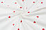 Фланель "Червоні сердечка 14 мм на білому тлі", ширина 150 см, фото 6