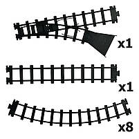 Дитяча залізниця 699-70A, батареї, світло, звук, дим, фото 5