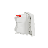 Перемикач одноклавішний на два модулі 10А Schneider Electric New Unica білий, фото 2