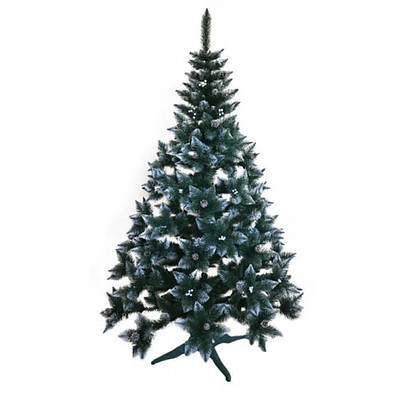 Ялинка штучна з шишками та срібною калиною 1.8 м