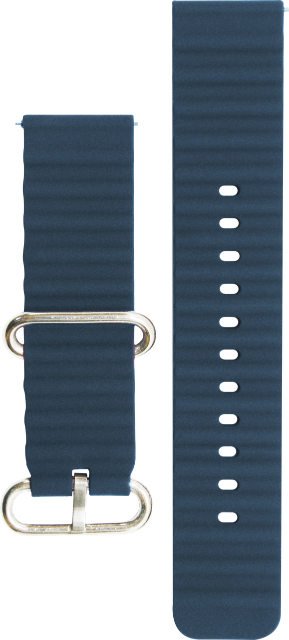 Ремінець 22mm Waves силікон midnight blue