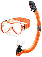 Набір маска і трубка Aqua Speed ALIZE FS + SAMOS 61090 помаранчевий Уні OSFM