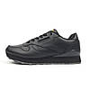 Чоловічі термо кросівки Reebok Classic Leather Black Grey Чорні Рібок Класік Лезер шкіра на флісі єврозима, фото 7