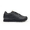 Чоловічі термо кросівки Reebok Classic Leather Black Grey Чорні Рібок Класік Лезер шкіра на флісі єврозима, фото 6