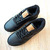 Чоловічі термо кросівки Reebok Classic Leather Black Grey Чорні Рібок Класік Лезер шкіра на флісі єврозима, фото 11