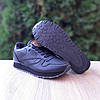 Жіночі термо кросівки Reebok Classic Leather Black Grey Чорні Рібок Класік Лезер шкіра на флісі єврозима, фото 9