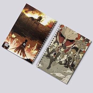 Скетчбук А5 48 арк. 150 гр.м² Attack On Titan / Атака титанів 002