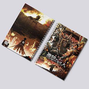 Скетчбук А5 48 арк. 150 гр.м² Attack On Titan / Атака титанів 003