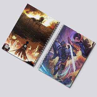 Скетчбук А5 48 арк. 150 гр.м² Attack On Titan / Атака титанів 005