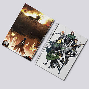 Скетчбук А5 48 арк. 150 гр.м² Attack On Titan / Атака титанів 007