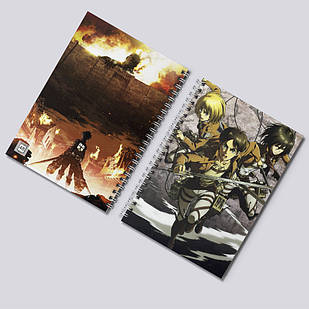 Скетчбук А5 48 арк. 150 гр.м² Attack On Titan / Атака титанів 008