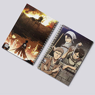 Скетчбук А5 48 арк. 150 гр.м² Attack On Titan / Атака титанів 019