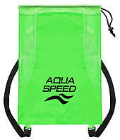Сумка сітчаста Aqua Speed MESH BACK PACK 61165 салатовий, чорний Уні 51x36 см