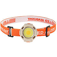 Ліх. налоб. CY-2026-C-COB(white+yellow) +2LED(red)+2LED(blue) (Li-Ion акум., ЗП Type-C)