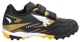 Сороконіжки дитячі Joma POWERFULL чорний, золитистий, білий Діт 32