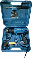Будівельний фен Makita HG6531CK (КЕЙС+насадки)