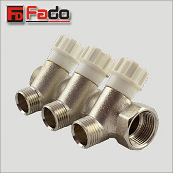 Колектор вентильний Fado 1"х1/2" на 3 виходи, фото 1