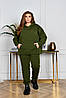 Спортивний костюм жіночий теплий БАТАЛ, фото 6