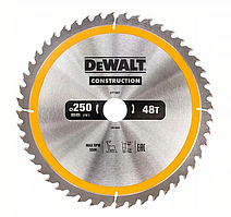 Диск пильний для дерева DeWalt 250x30 мм на 48 зубів