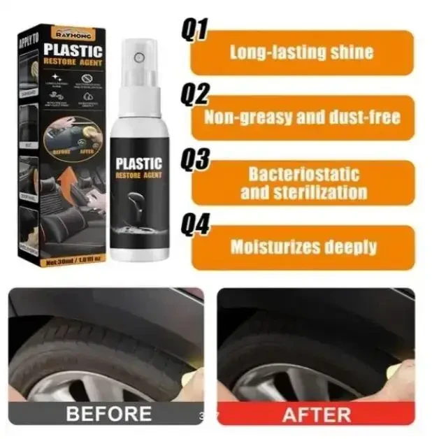 Засіб для полірування автомобільних пластикових деталей, 30 мл AND-95, фото 1