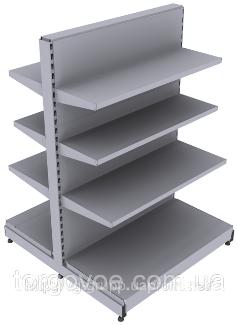 Стелаж острівний для магазину. Торгові стелажі WIKO. Стелаж для магазину автотоварів, фото 1