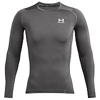 Лонгслів UA HG Armour Comp LS сірий Чол LG