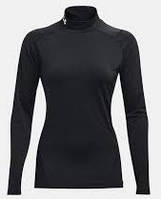 Лонгслів UA HG Armour Comp Mock LS чорний Чол XXL