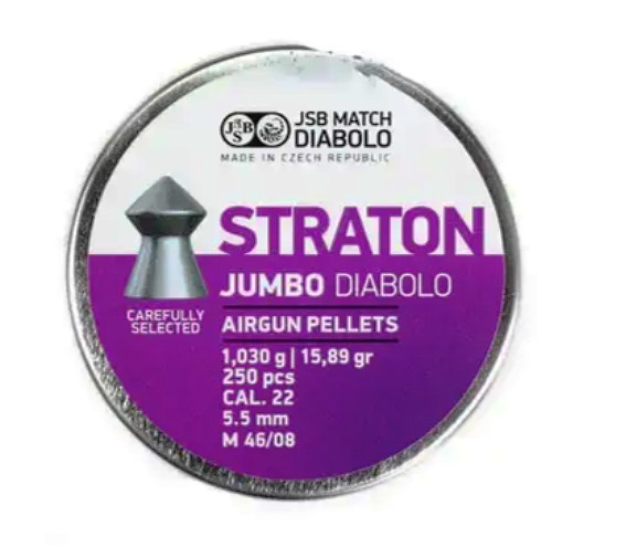Кулі JSB Straton Jumbo 5.50 мм, 1.030 г, 250 шт.