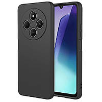 Чохол Fiji Full Soft Premium для Poco C75 протиударний бампер з мікрофіброю Black