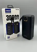 Power bank 30000 mAh TOROUP TB-N13S 4в1 Повербанк швидка зарядка, дисплей, ремінець
