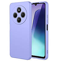 Чохол Fiji Full Soft Premium для Poco C75 протиударний бампер з мікрофіброю Violet