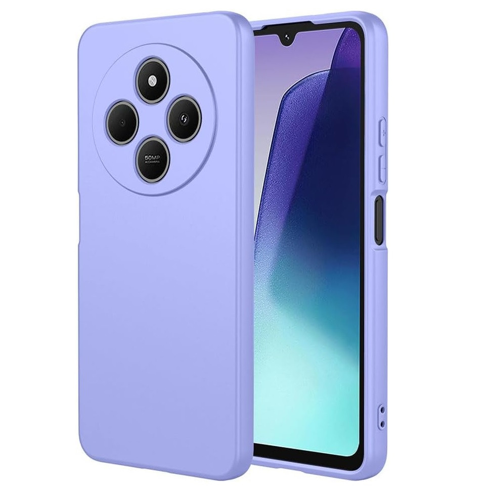 Чохол Fiji Full Soft Premium для Poco C75 протиударний бампер з мікрофіброю Violet - фото 1 - id-p2425642921