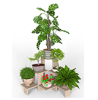 Підставка для квітів MebelProff, Полиця для квітів, Подіум для квітів.