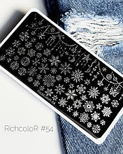 Пластина для стемпінгу RichColoR 054 H