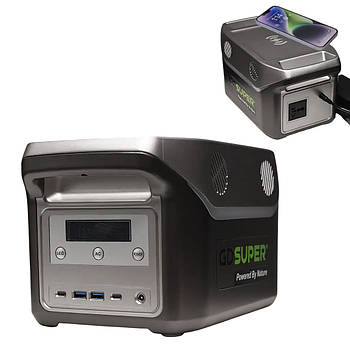 Портативна зарядна станція GD Super на 500 Вт GD-HL-500W-12V Зарядна станція із залізо фосфатною батареєю