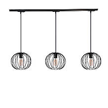 Трековий світильник на три плафони підвісний Track-3 Globe TP270-1000-3 Black