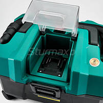 Sturmax VCM7201CR Пилосос акумуляторний 20В тушка без АКБ та З/П, фото 7