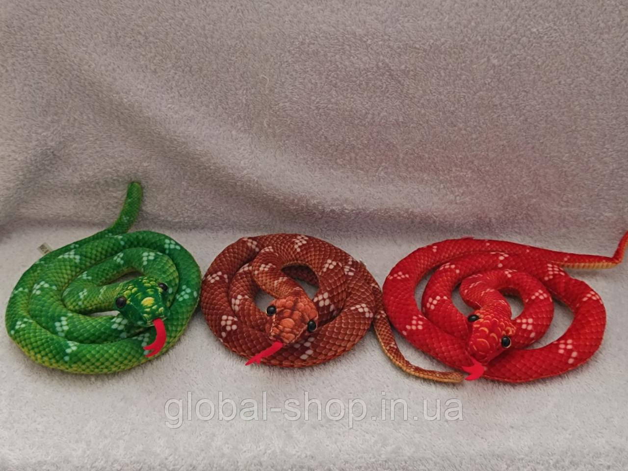 М'яка іграшка Змія Кобра довга, 75 см