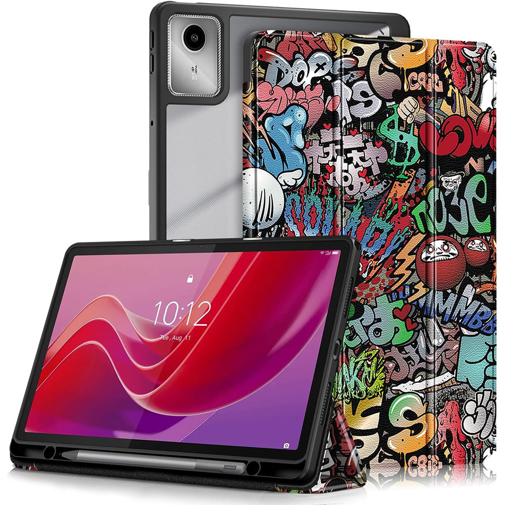 Чохол з відсіком для стилуса Galeo Hybrid для Lenovo Tab M11 / Xiaoxin Pad 2024 Graffiti