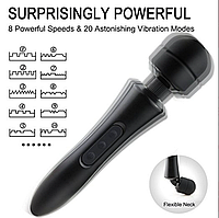 Вибратор микрофон от USB черный 34 см, вибромассажер стимулятор, интимные игрушки JBL