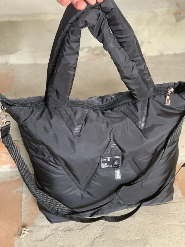 Жіноча сумка дута з плащової тканини, фото 1