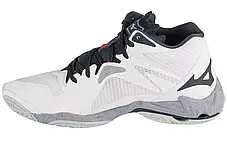 Кросівки для волейболу чоловічі Mizuno Wave Lightning Z8 Mid V1GA2405-96 White/salsa/vulcan, фото 3