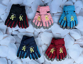 Перчатки дутіки лижні з сенсором на 8-10 років 0058