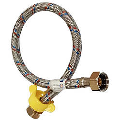 Шланг для води з нержавіючої обплетенні ANGO 1/2 60см ВВ