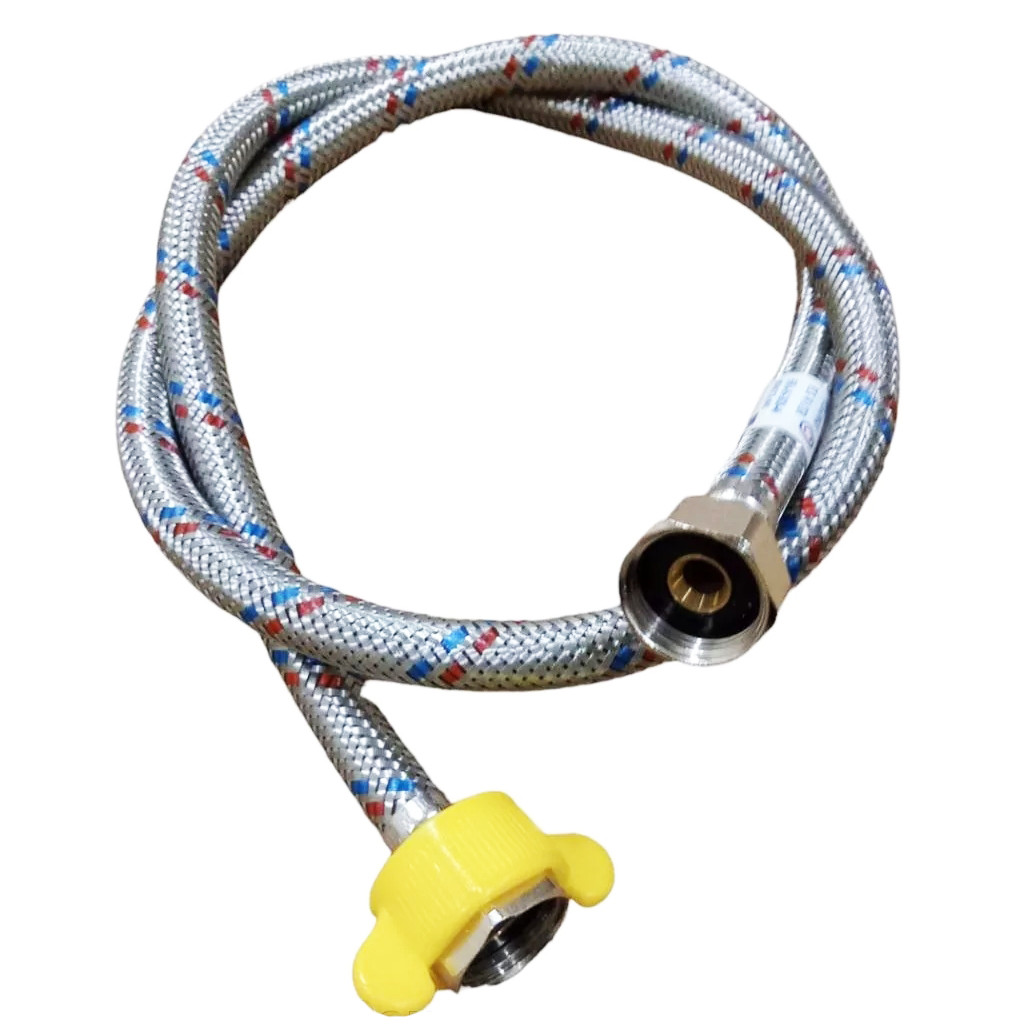 Шланг для води з нержавіючої обплетенні ANGO 1/2 100см ВВ, фото 1