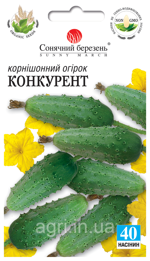 Огірок Конкурент, 40шт