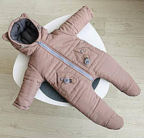 Зимовий комбінезон "Міні", дитячий зимовий теплий комбінезон Angelok-child